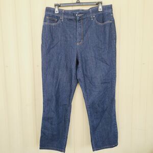 St John's Bay Straight Leg Jeans Size 16 Short